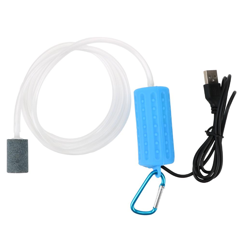 1 ks Akvarijní kyslíkové vzduchové čerpadlo Přenosný vodní terarijní filtr Tichý Úsporné potřeby Mini USB Příslušenství pro akvárium
