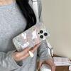 Spring Flower & Cat Design Phone Case for iPhone 16/17Promax
