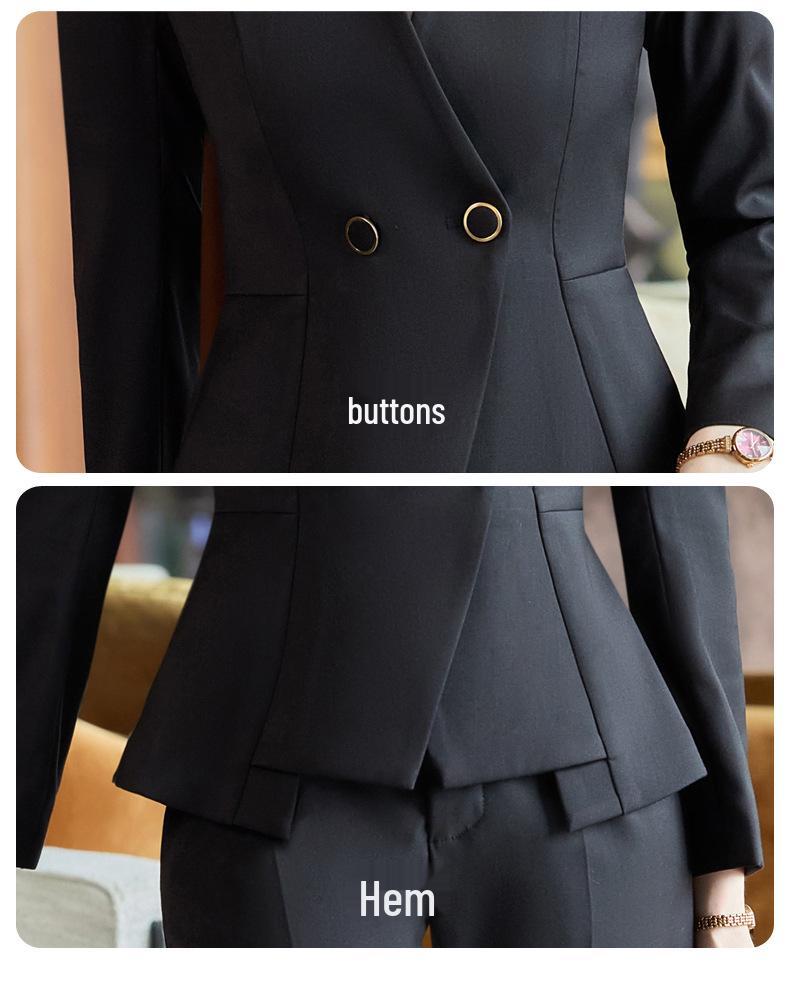 2025 Women's Professional Suit: Autumn Style Workwear for Hotel, Salon, and Jewelry Store Managers