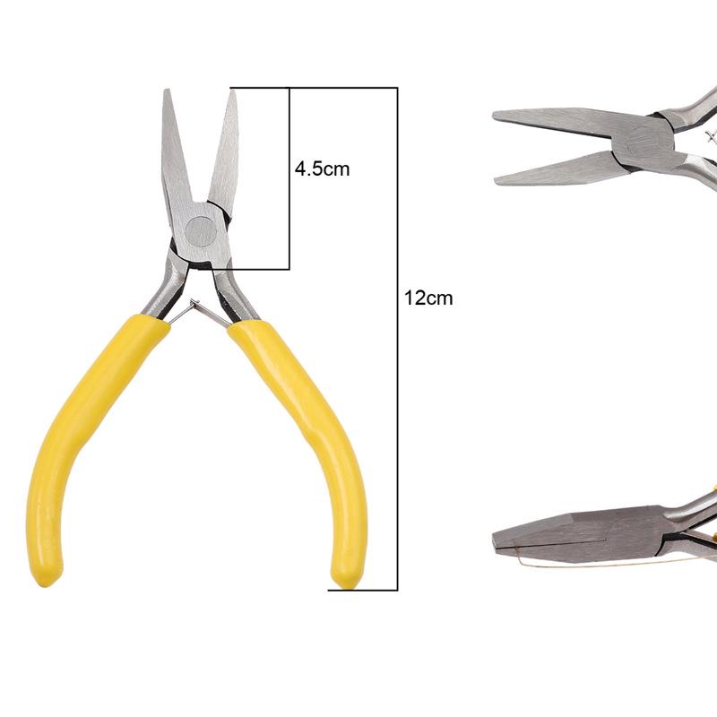 "Handmade Pink Needle-Nose Pliers: Multi-Function Jewelry Tool for Beading and Winding"