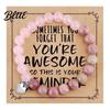 Comfortable Bracelet Women Elastic Rope Natural Stone Beads