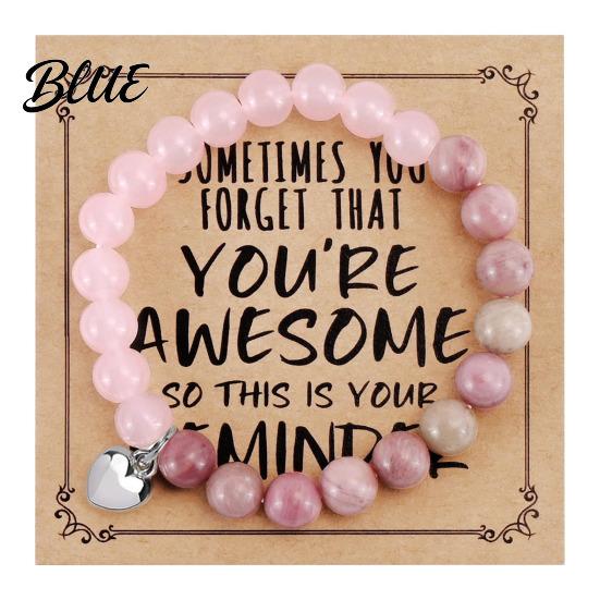 Comfortable Bracelet Women Elastic Rope Natural Stone Beads