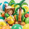 Hawaiian Pattern Beach Party Balloons Colorful Design Poolside Party Balloons  For Beach Wedding