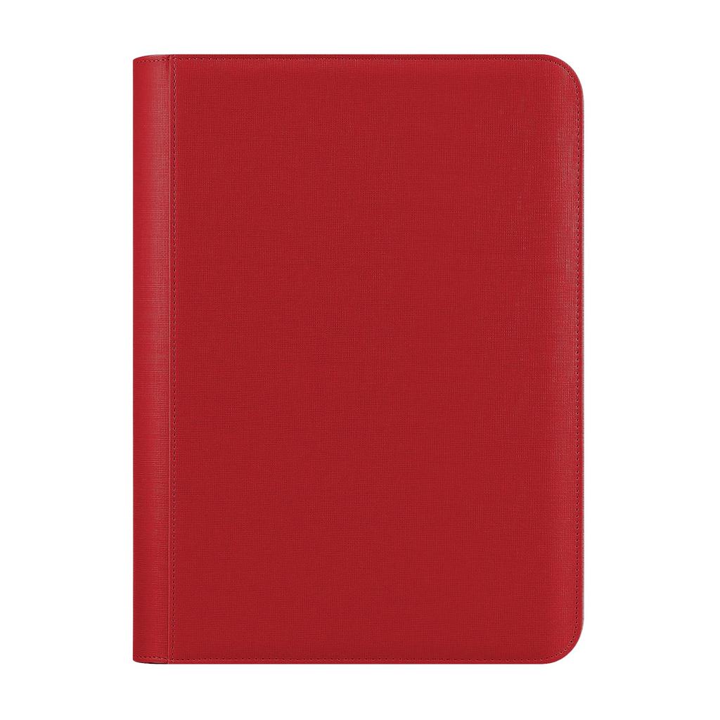 PAKESI Fișier de cărți cu stele, 9 buzunare, conține 360 ​​de cărți, foaie de cărți, colectează cărți cu stele și alte cărți, fișier de colecție de cărți cu stele (roșu)