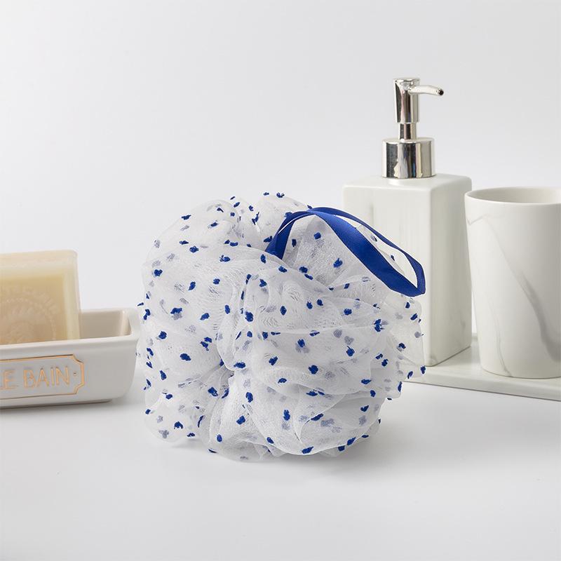 Xiaohongshu Super Soft Lace Bath Sponge - Large, Non-Shedding, Lathering Scrub Ball for Shower