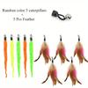 10 Pack Replace Plush Cat Toy Accessories Worms Replacement Head Funny Cat Stick Pet Toys