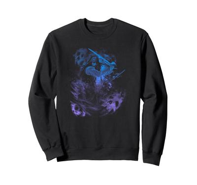 Disney Pirates of the Caribbean Jack Sparrow Smokey Portrait Sweatshirt