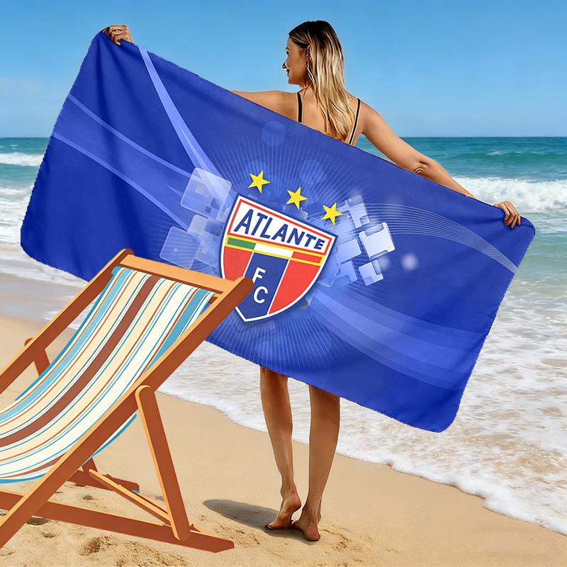 Atlante FC Print Beach Towel, Large Soft Quick Dry Towel for Beach Camping Swimming