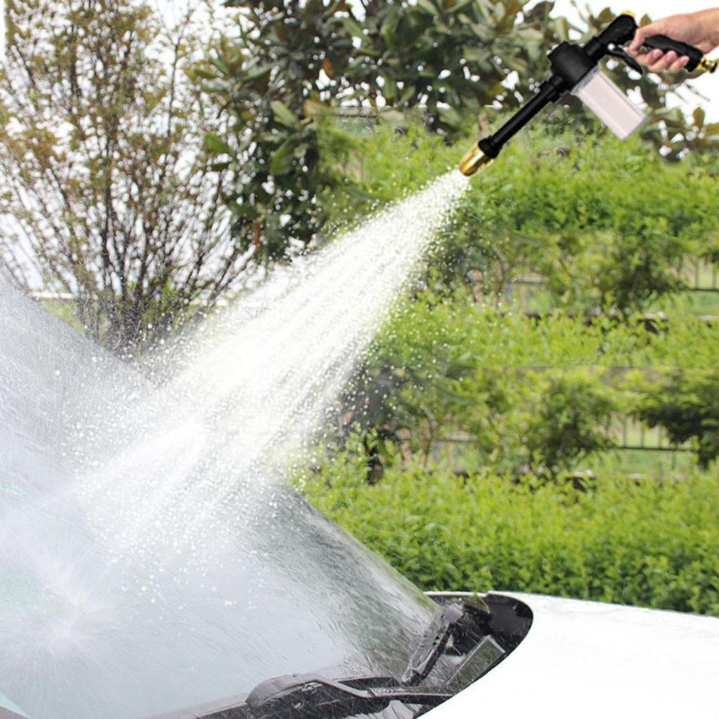 Portable High-pressure Car Washing Foam Gun with Long Handle, The Spraying Force Is Increased By 2 Times, Easy To Use, Car Washing, Watering, Cleaning