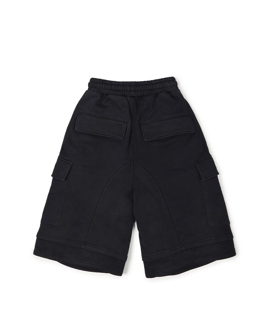 ETCE Vintage Over Sweat Shorts (Black)