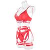 European Motorcycle Chain Garter Lingerie Set for Women