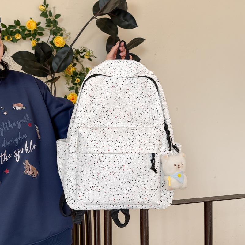Schoolbag1011 New large-capacity college-style student schoolbag female Korean version backpack female leisure travel campus backpack male