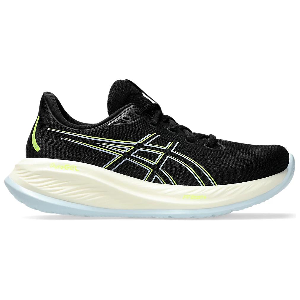Asics Gel-Cumulus 26 Comfortable Versatile Cushioning Low-Top Running Shoes Women sneaker Black White 1012B599-006