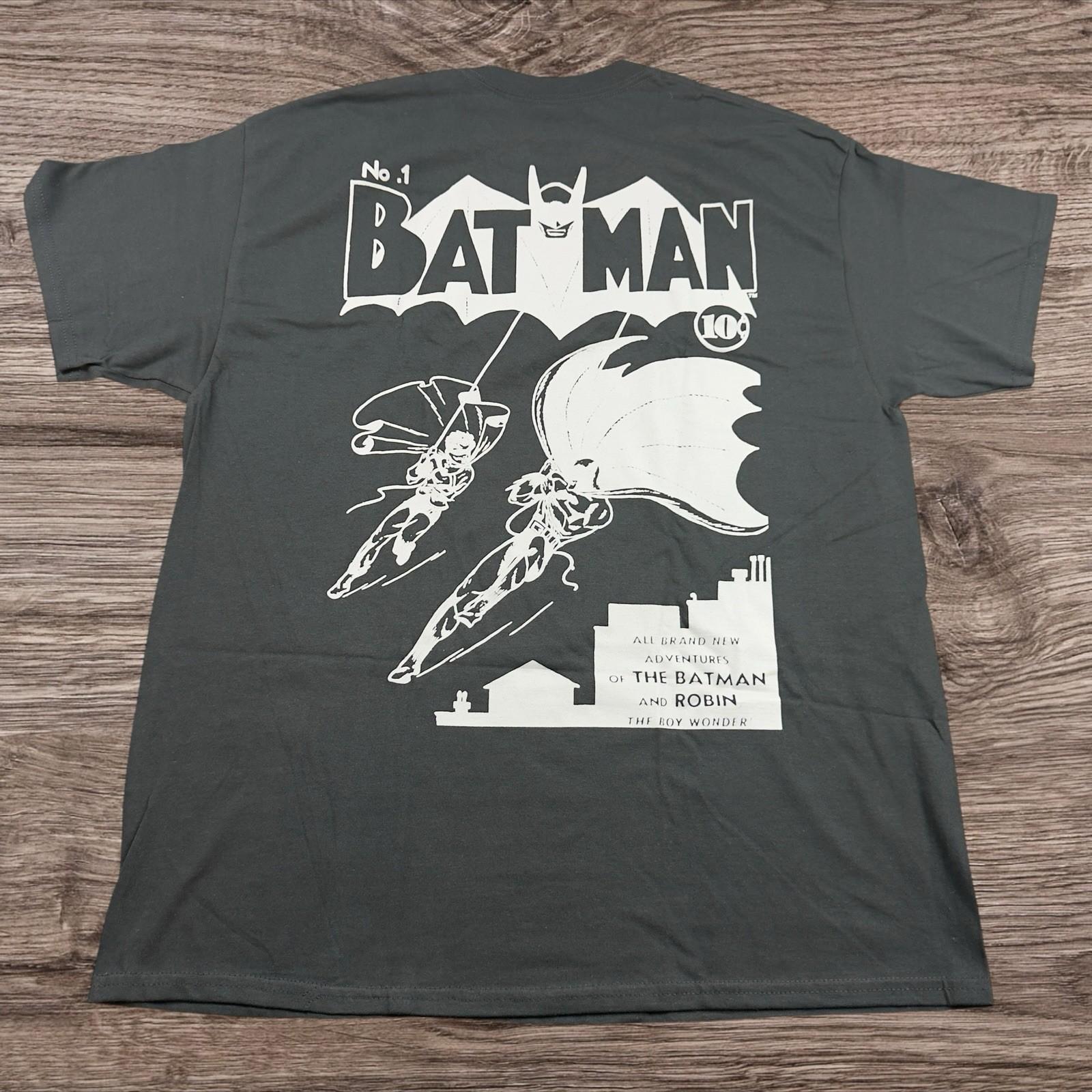 DC Comics Batman & Robin Graphic Adult Size X-Large Unisex T-Shirt XXL