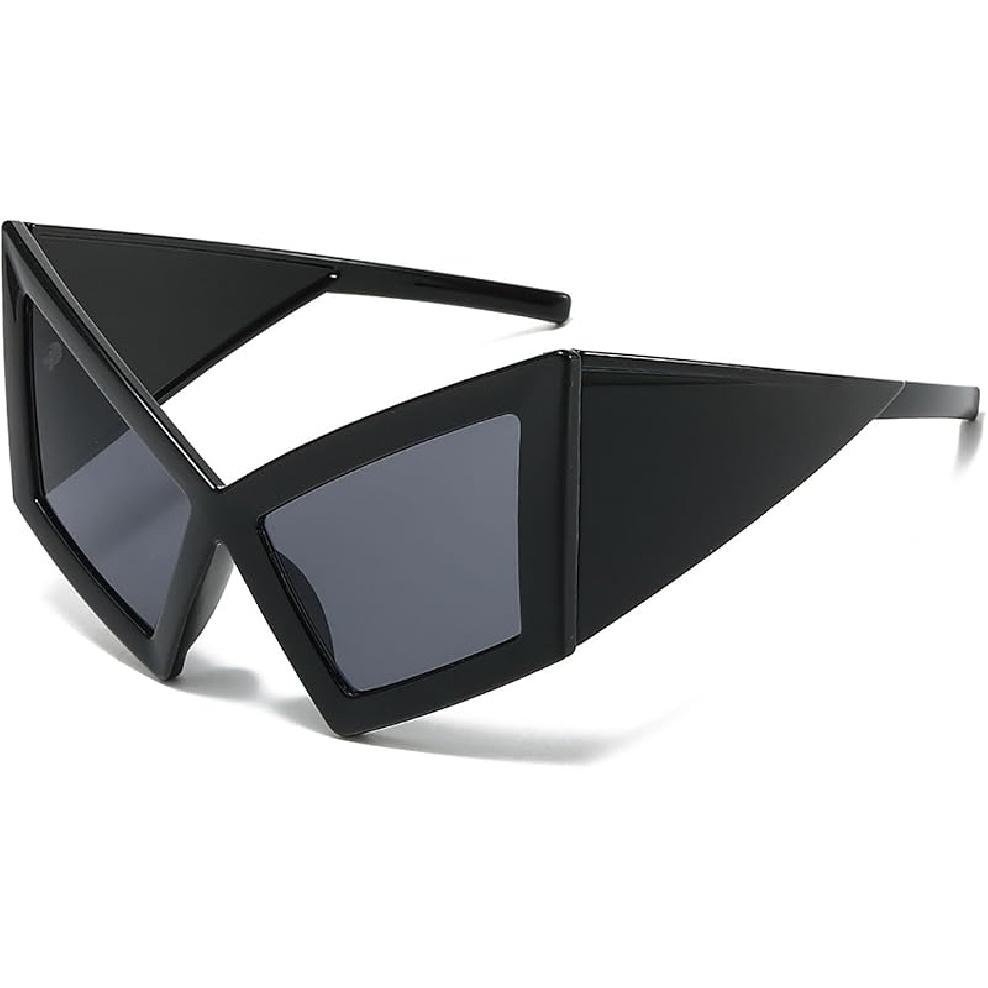 Śmieszne Okulary Oversize Okulary Przeciwsłoneczne Nowość Akcesoria Okulary Imprezowe dla Dorosłych Kobiet Maksymalna Szerokość Twarzy 5,9 cala