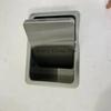 1pc Embedded Metal Countertop Trash Can Lid Household Stainless Steel Flip Cover Kitchen Sink Decoration Shake Cover Kitchenware
