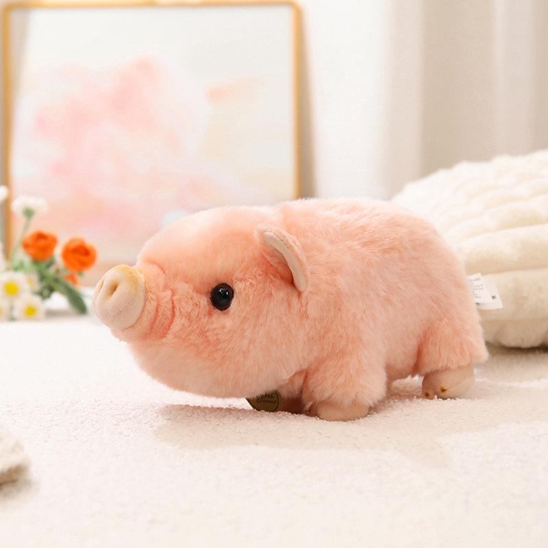 Wu Lula Lucky Piglet Pink Pig Doll Plush Toy Doll Lucky Pig Holiday Gift