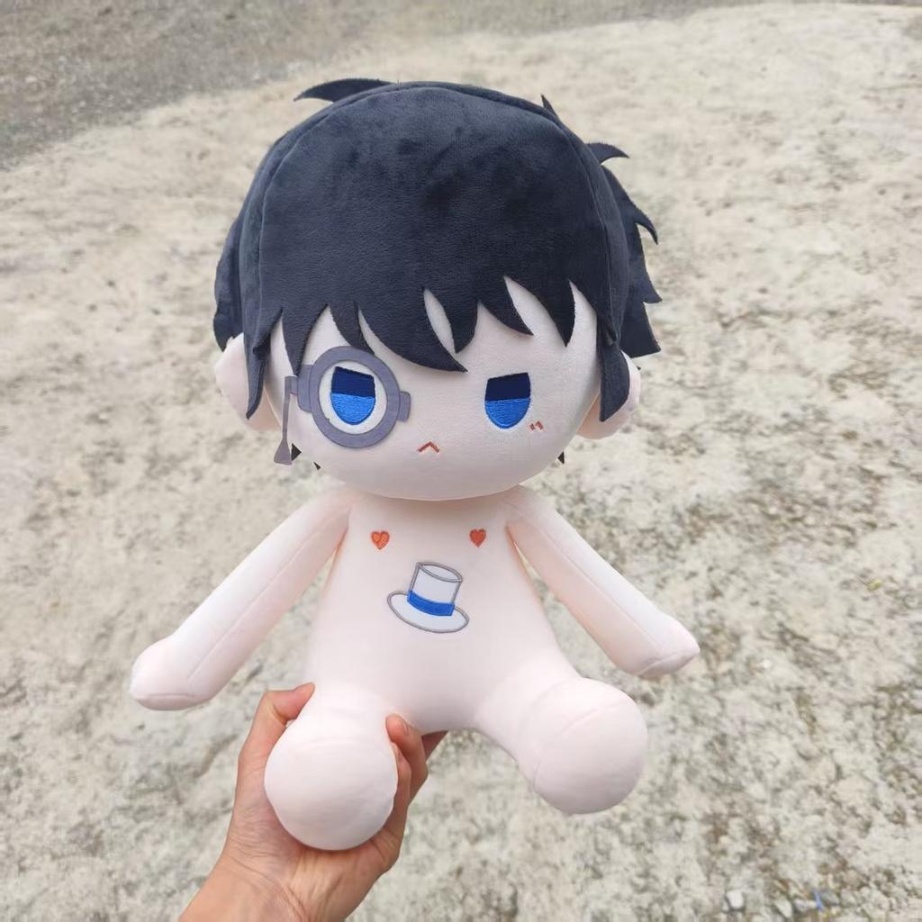 40cm Anime Detective Conan Plush Toys Cartoon Stuffed Dolls Conan Edogawa Kaito Tooyama Kazuha Plushie Pillow Birthday Xmas Gift