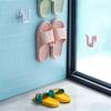 3pcs Self-Adhesive Slipper Hook Wall-Mounted Slipper Rack Storage Rack Waterproof Bathroom Kitchen Bedroom Shoe Rack, Utility Hooks