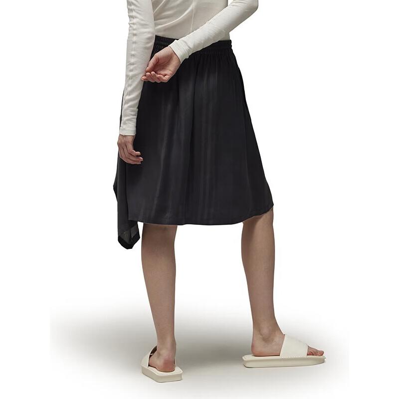Y-3 3S Asymmetrical Hem Casual Skirt Women Skirts Black 50-IV5659