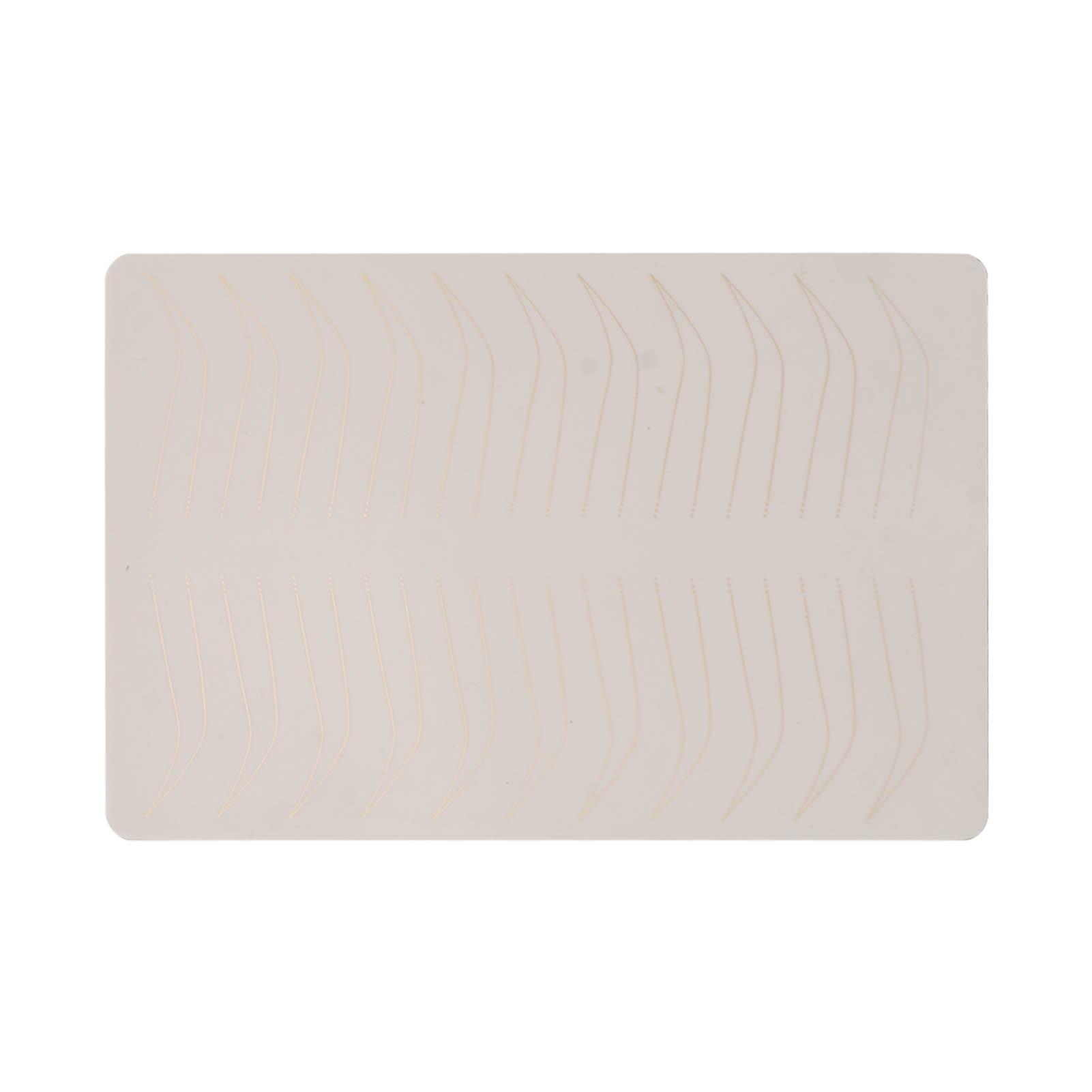 

Eyebrows Practice Skin Double Sided Artificial Microblading Tattoo Practice Skin for Novice White