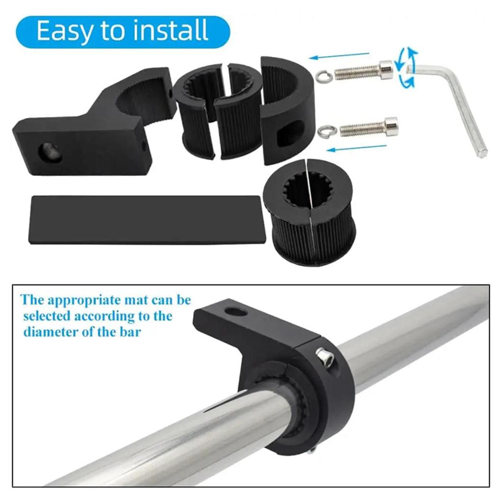 Bull Bar Mount Bracket Fog Driving Light Spotlight Universal Clamp Bracket for Car Motorcycle Fog Light Mount