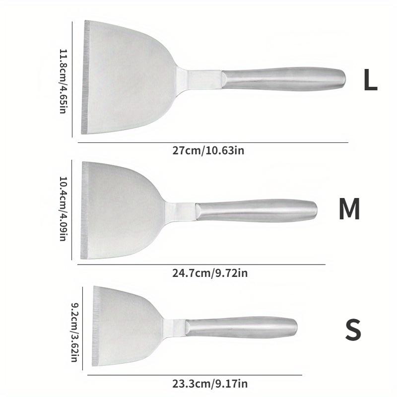 1 buc. Lopata de gatit din otel inoxidabil Friptura Spatula de gatit Clatite Pizza Lopata Instrumente pentru gratar Ustensile de bucatarie