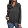 2026 Autumn/Winter Elegant Textured Long-Sleeve Solid Color Hoodie