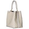 Gucci GG Emblem Logo Print GG Monogram Coated Canvas Shoulder Tote Bag Small Women handbags Beige White 815103-FAD6L-9641