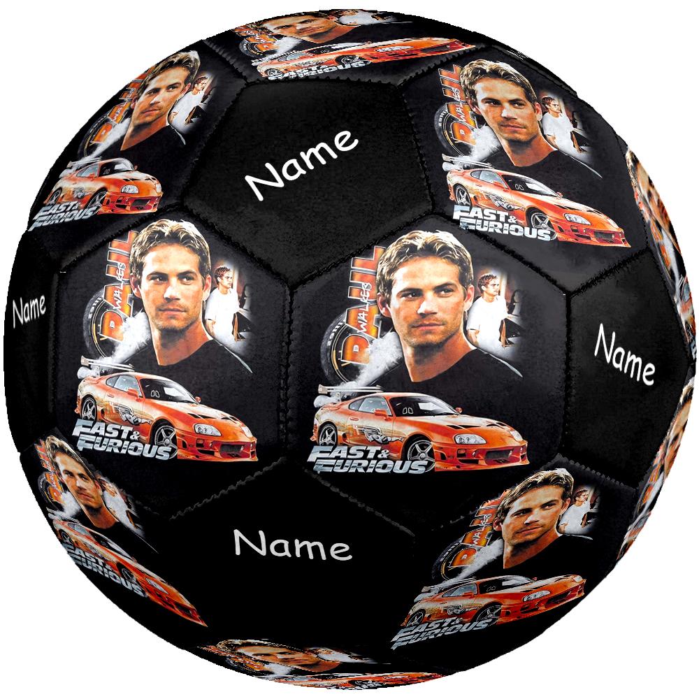 Custom Name Fast & Furious Theme Size 5 Soccer Ball, Suitable for Both Indoor and Outdoor Matches, a Gift Suitable for Everyone.
