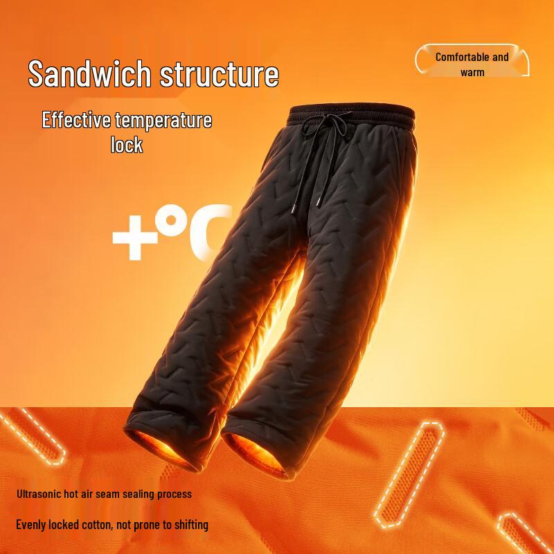 Warrior Men's Winter Fleece-Lined Warm Casual Outdoor Pants