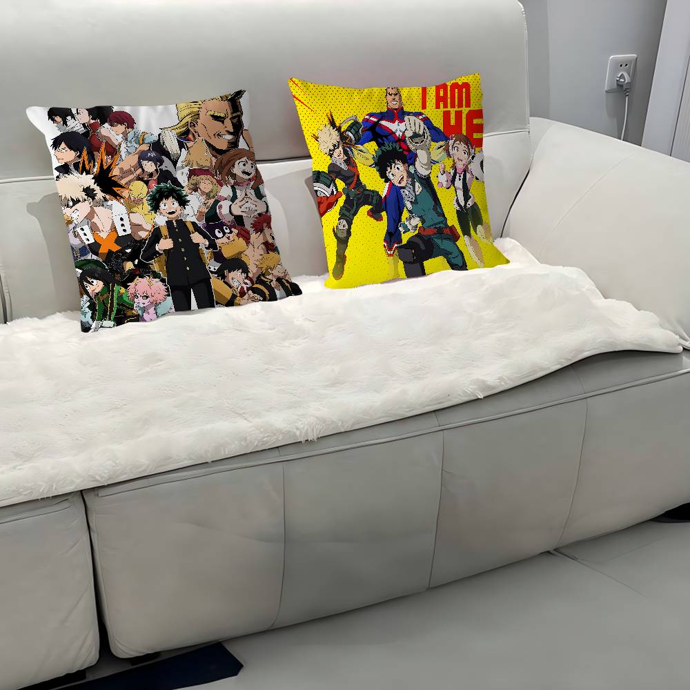 My Hero A-Academia Kissenbezug Abnehmbarer Waschbarer Kissenbezug – Ganzjahresweichleinen