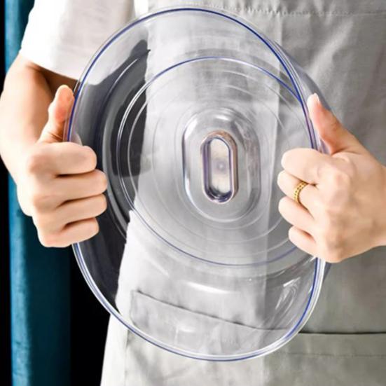 Crisper Box Stackable Food Storage Container Keep Food Freshness Plate Cover Reusable Insect Dust Protection Dish Cover