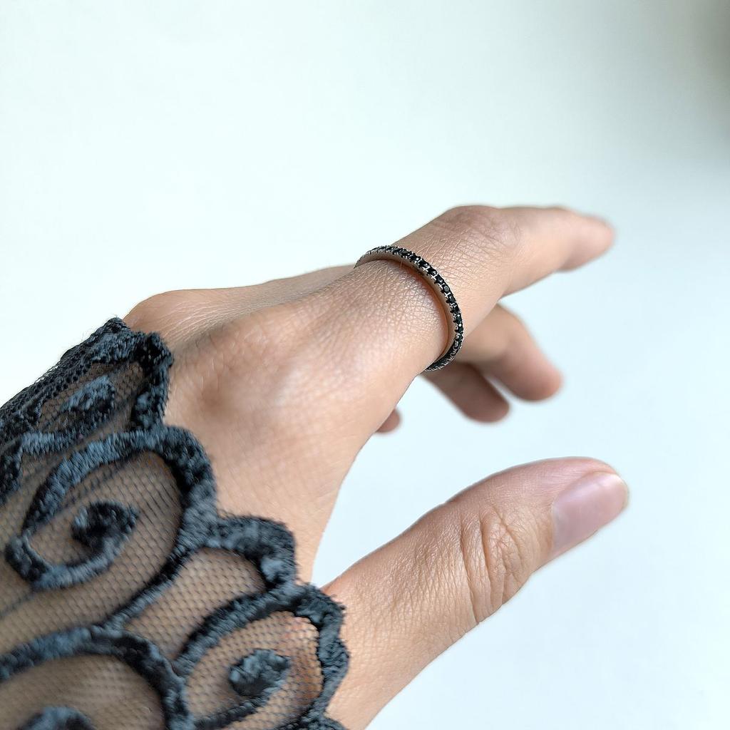 Silver Ring with Cubic Zirconia, Product Weight 1.45 G (2160878)