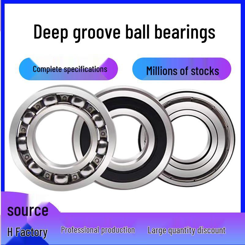 

60 Series Miniature Steel Deep Groove Ball Bearing for Garden Machinery 608ZZ Standard