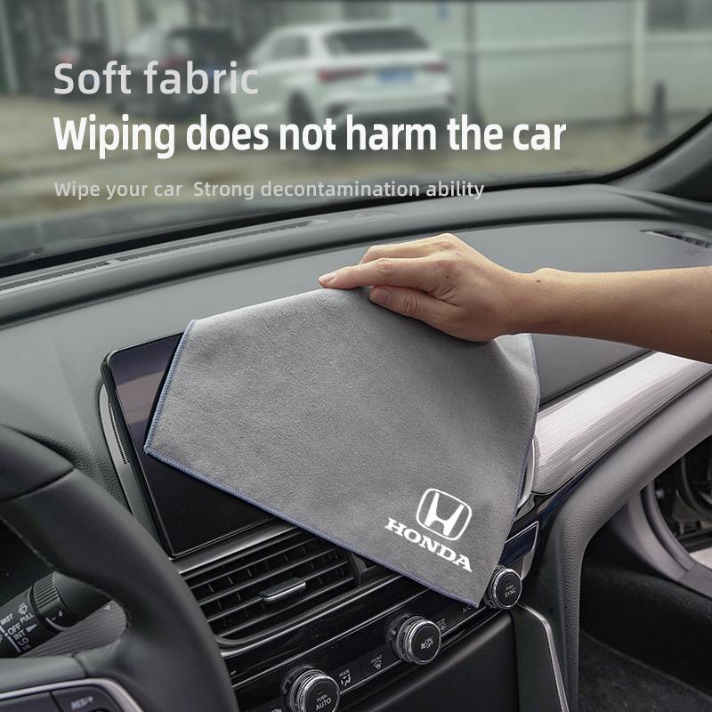 Microfiber Car Towel Super Absorbency Car Cleaning Care Cloth For Honda Civic Accord Fit Jazz Pilot CRV Odyssey Passport City ajv256