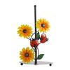 Iron Paper Towel Holder Flowers Christmas Tissue Holder Kitchen Roll Paper Stand Organizers for Kitchen Countertop