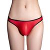 Mens Sheer Pouch Briefs Low Rise Thong Underwear Valentines Day Pool Party Revealing Swimwear