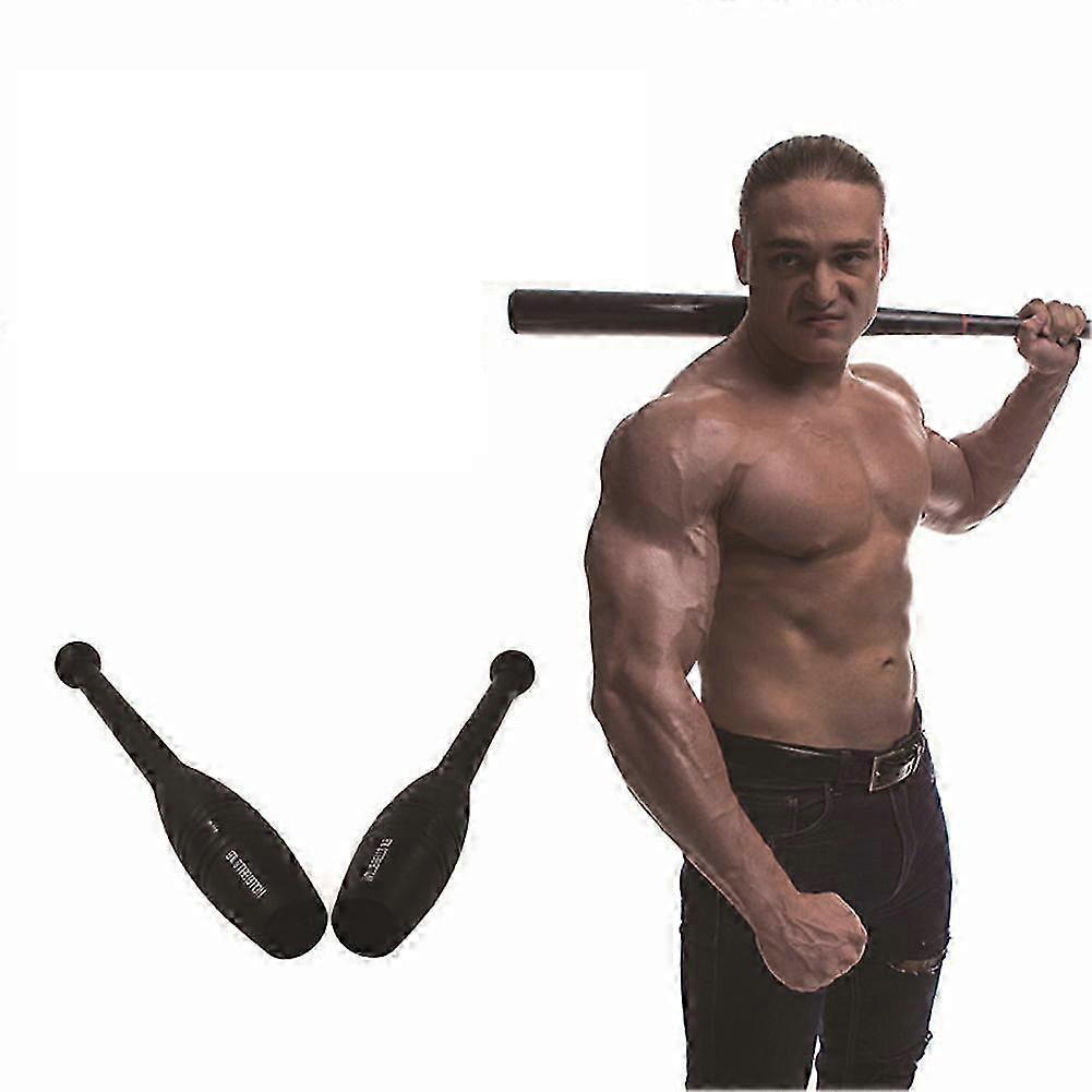 1 Lb Indian Club Durable Weighted Mace for Strength Training, Shoulder Exercise & Fitness | Non-Slip Grip | Heavy Duty PP Plastic
