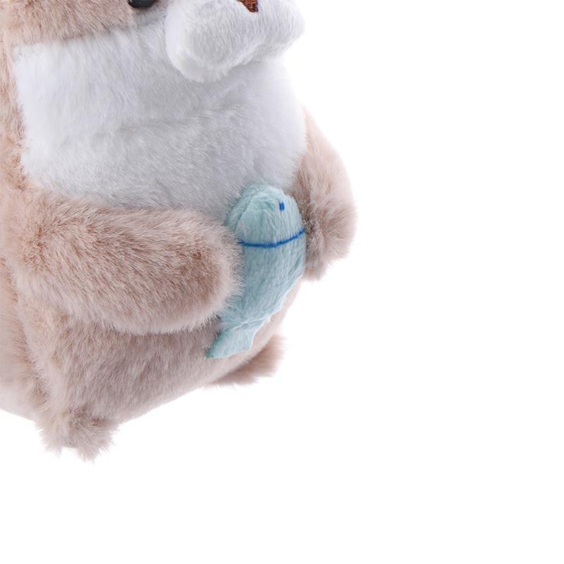 Cute Otters Plush Pendant Keychain Backpack Keyrings Pendant For Kid Boy Girl Women Men Hanging Doll Pendant Pp Cotton