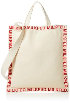 Tragetasche SQUARE LOGO TOTE BAG 3192016 Weiß [Milkfed]