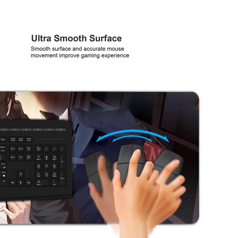 Anime glasses boy Mouse Pad 500X1000 mm Large Gaming Mousepad Gamer XL Rubber Otaku Keyboard Pad Laptop Desk Mat