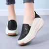 Women's Slip-On Thick-Soled Sponge Cake Loafers - Versatile, Non-Slip, Casual Flats In Large Sizes.
