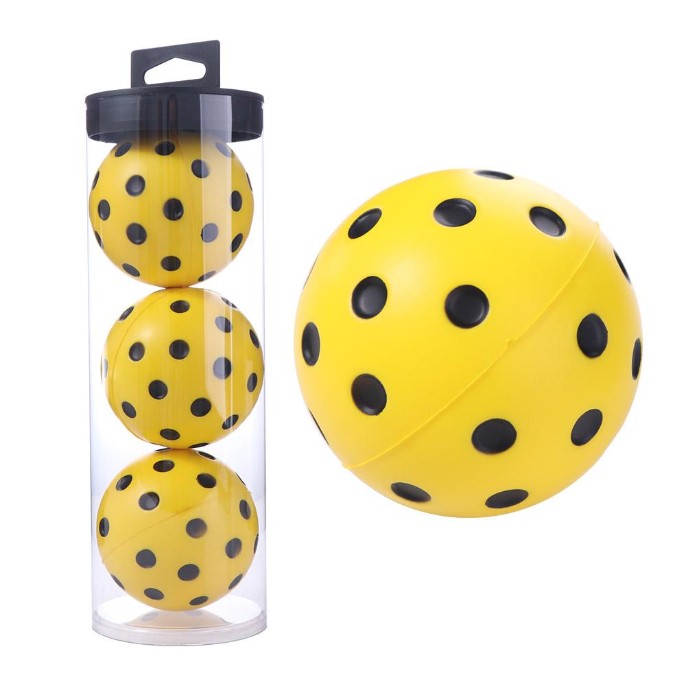 74mm Foam Pickleballs Practice Balls High Elasticity Exact Real Ball Children Toys