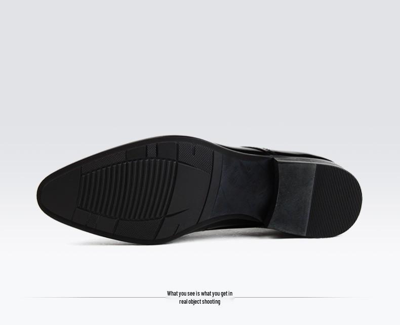 Brother Village Men's Patent Leather Lace-Up Formal Shoes – Shiny, Pointed Toe for Business or Weddings.