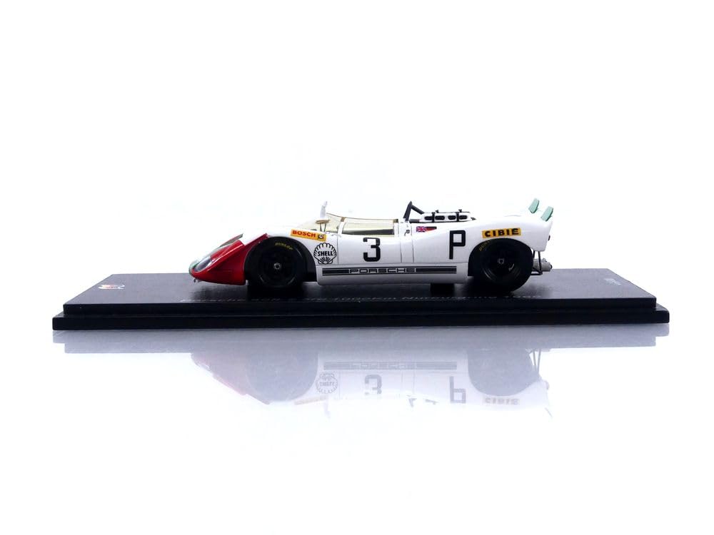 Spark National Model Porsche 1969 Nurburgring 1000km 3rd place Ahrens 1/43 908/2 #3 V. Elford/K.