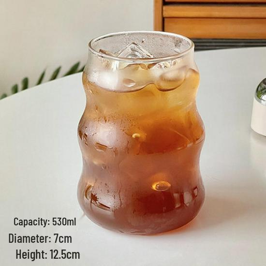 Chubby Glass Cloud Cup for Coffee, Juice, or Tea