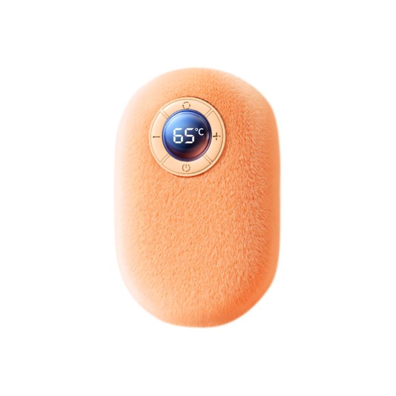 

Portable Cordless USB Electric Hand Warmer Fast Heating Plush Shell Heating Pad For Camping Winter Activities помаранчевий