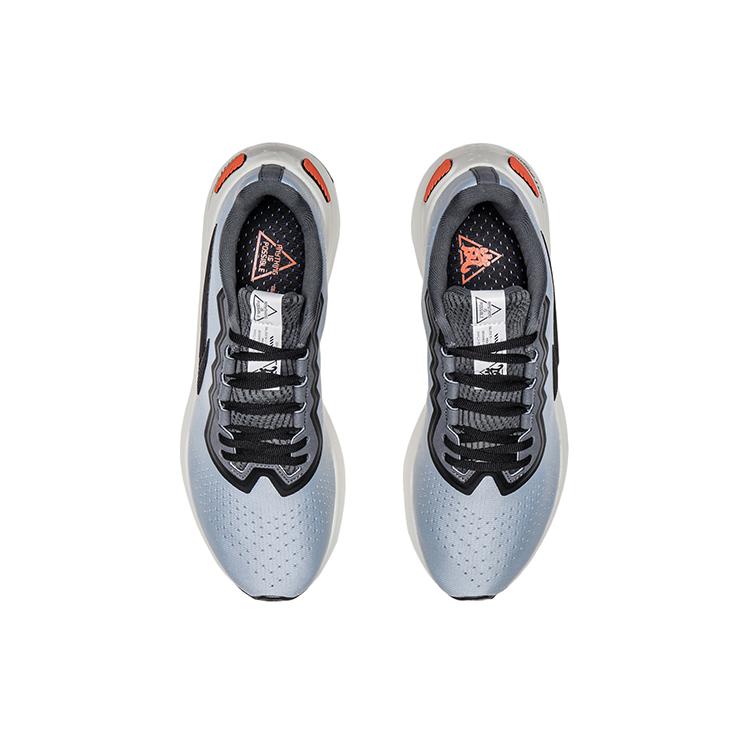 Li Ning Arashi Cushioning Slip Resistant Abrasion Resistant Low Top Running Shoes Men's Stonewashed Blue ARHR023-3