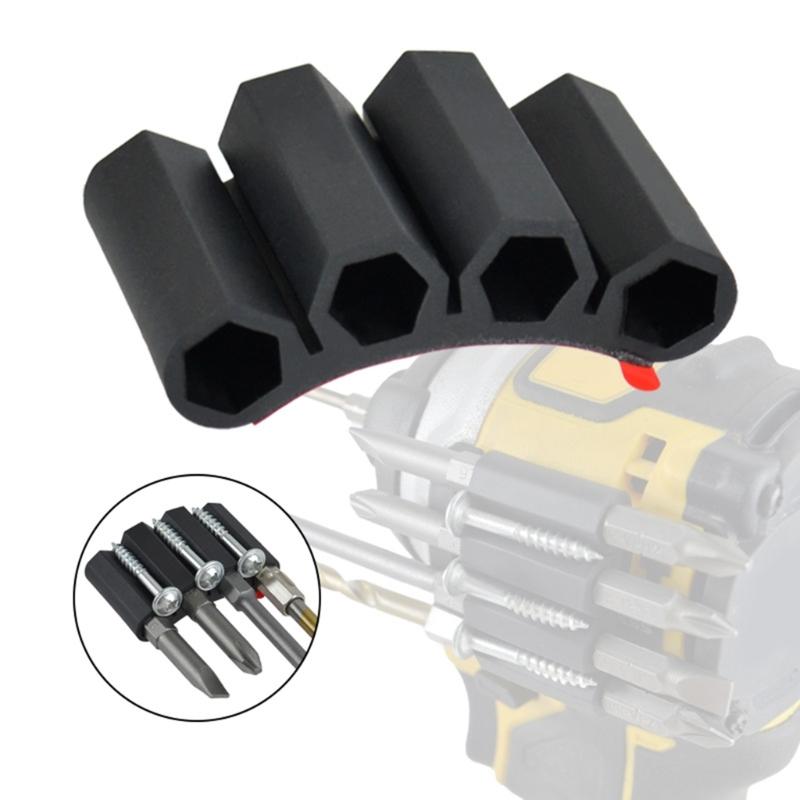 Plastic Bit Gripper Quick Change Tool Cover Tool Cover Driver Bit Black Bit Holders Mount Attachment Power Drill